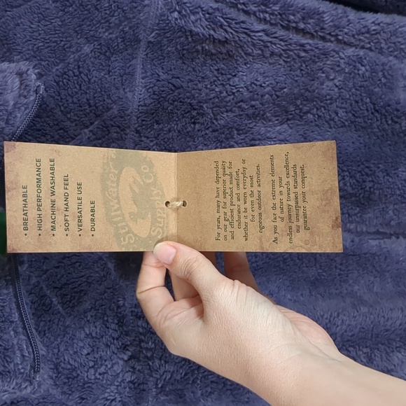 NWT Stillwater Women's Full Zip Jacket/Fleece Super Soft Purple Size Small - Picture 6 of 12